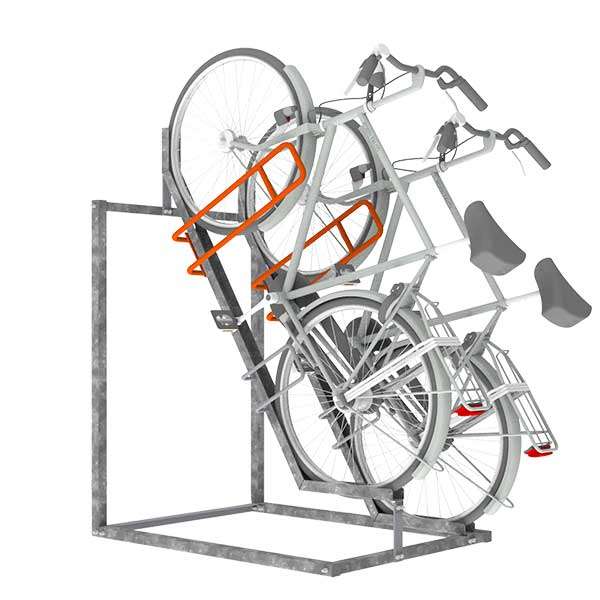 Fahrradparksysteme | Fahrradständer mit Befestigungspfosten | FalcoVert mit Anbindevorrichtung | image #1 |  