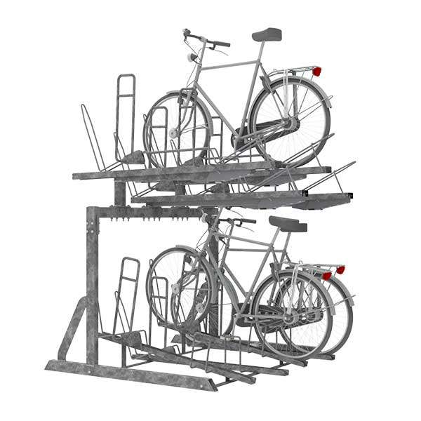 Fahrradparksysteme | Fahrradständer mit Befestigungspfosten | FalcoLevel Eco mit verschiedenen Anbindevorrichtungen | image #1 |  