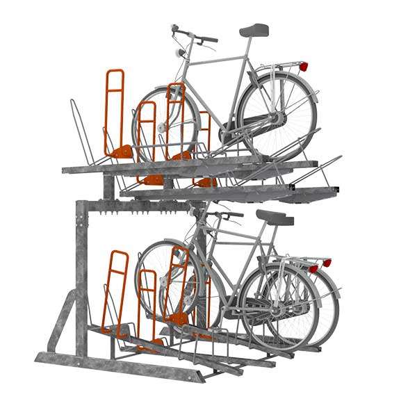 Fahrradparksysteme | Fahrradständer mit Befestigungspfosten | FalcoLevel Eco mit verschiedenen Anbindevorrichtungen | image #2 |  