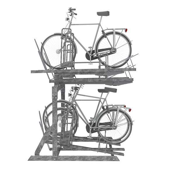 Fahrradparksysteme | Fahrradständer mit Befestigungspfosten | FalcoLevel Eco mit verschiedenen Anbindevorrichtungen | image #4 |  