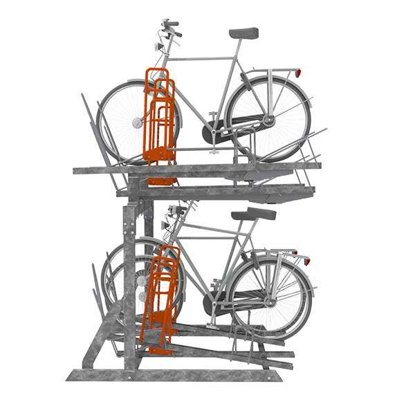 Fahrradparksysteme | Fahrradständer mit Befestigungspfosten | FalcoLevel Eco mit verschiedenen Anbindevorrichtungen | image #5 |  