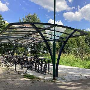 FalcoRail Fahrradüberdachungen für Bushaltestellen